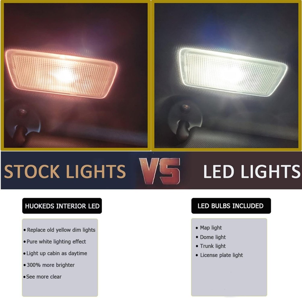 F150 Interior LED Lights Replacement Kit