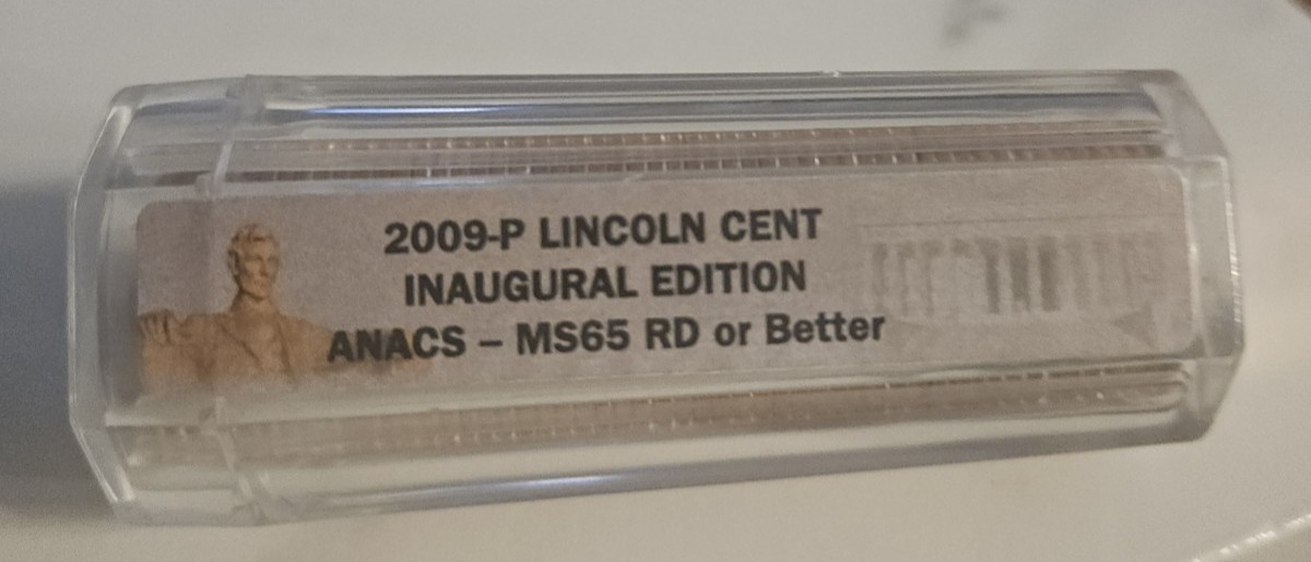 2009-P Lincoln Cent INAUGURAL EDITION ANACS - MS65 RD or Better - Hard Case