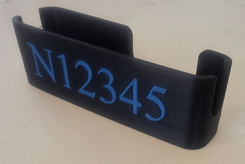 customizable Bose A30 Aviation Headset Controller Mount Holder