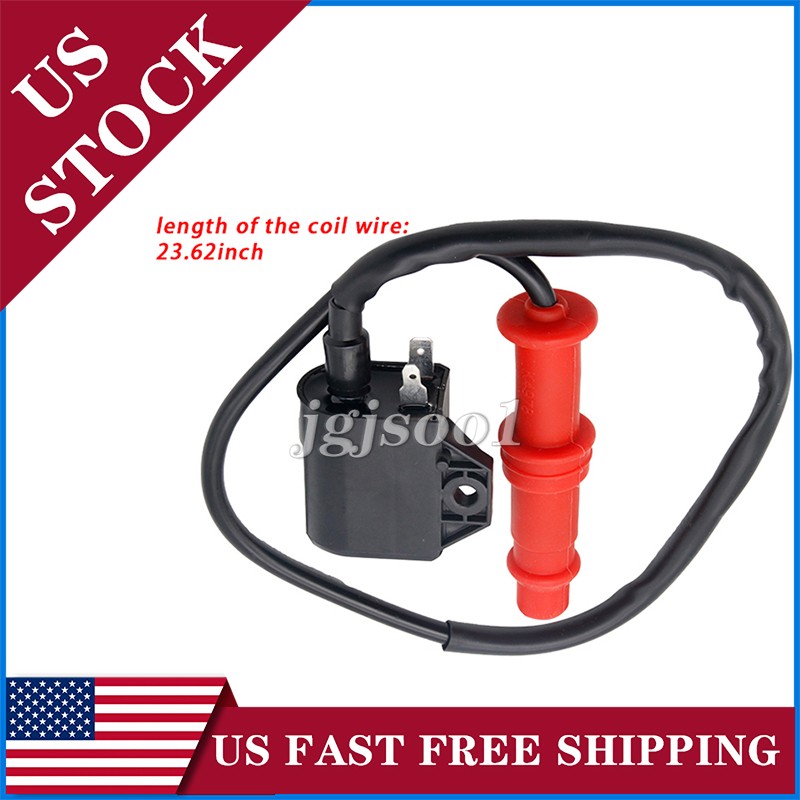 Ignition Coil & Spark Plug Fits Polaris Ranger 400 500 Sportsman 500 4x4 HO 6x6
