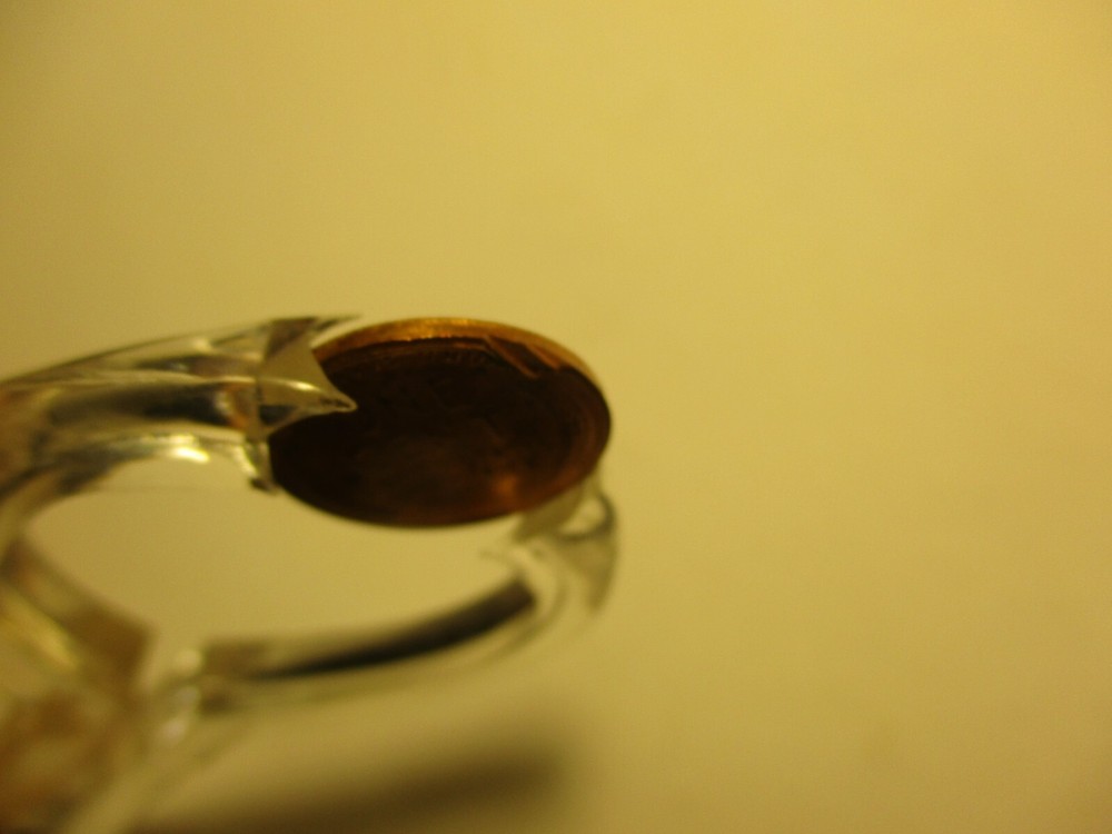 1953-D Mint State Wheat Cent-Edge Peel Partial Collar