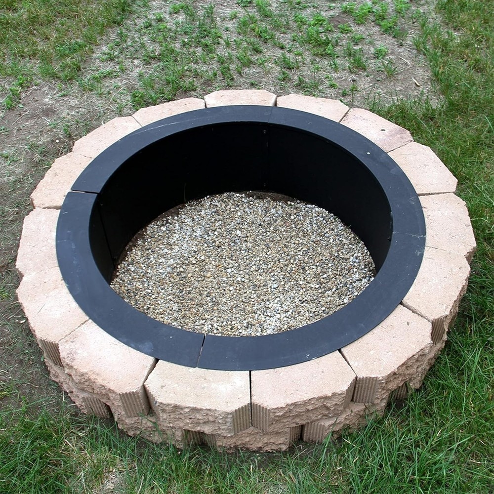 Customizable 36-Inch Fire Pit Insert - Easy Assembly with Safety Features