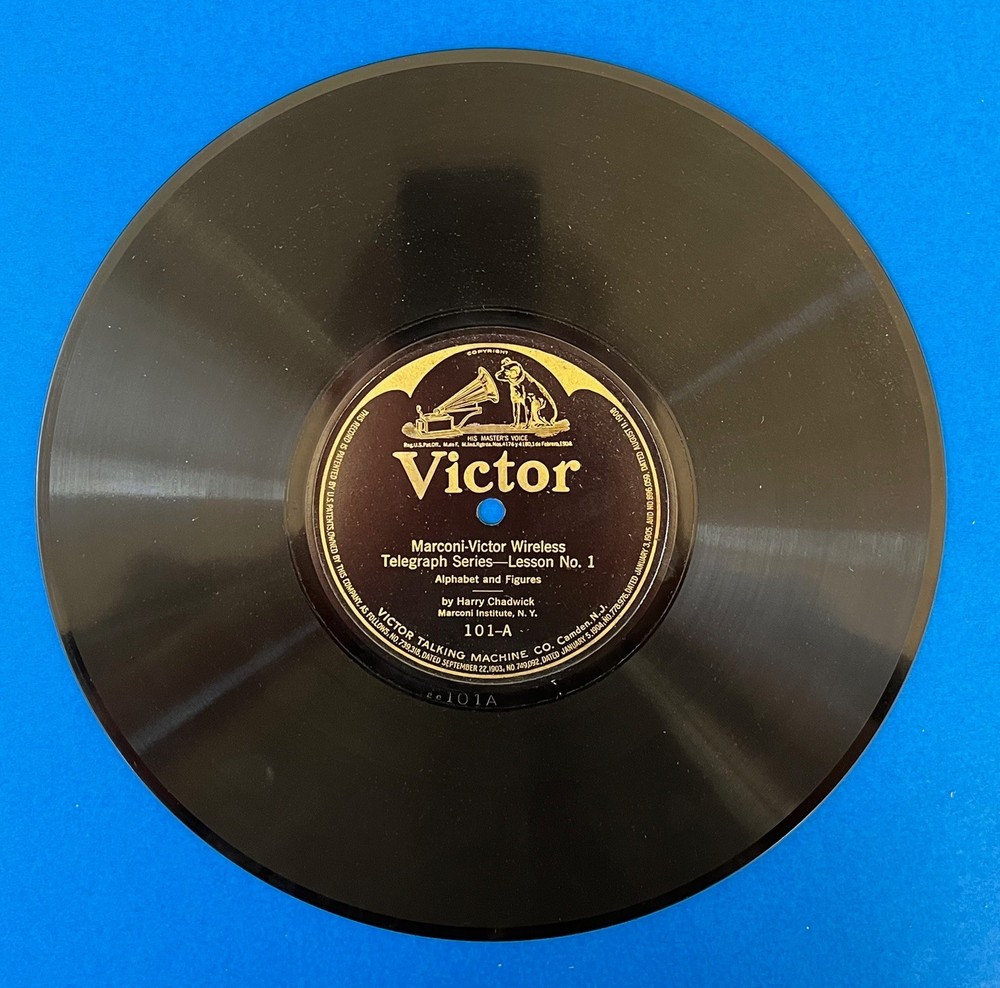 Victor Talking Machine Records Marconi Wireless Telegraphy Course Morse Code RCA