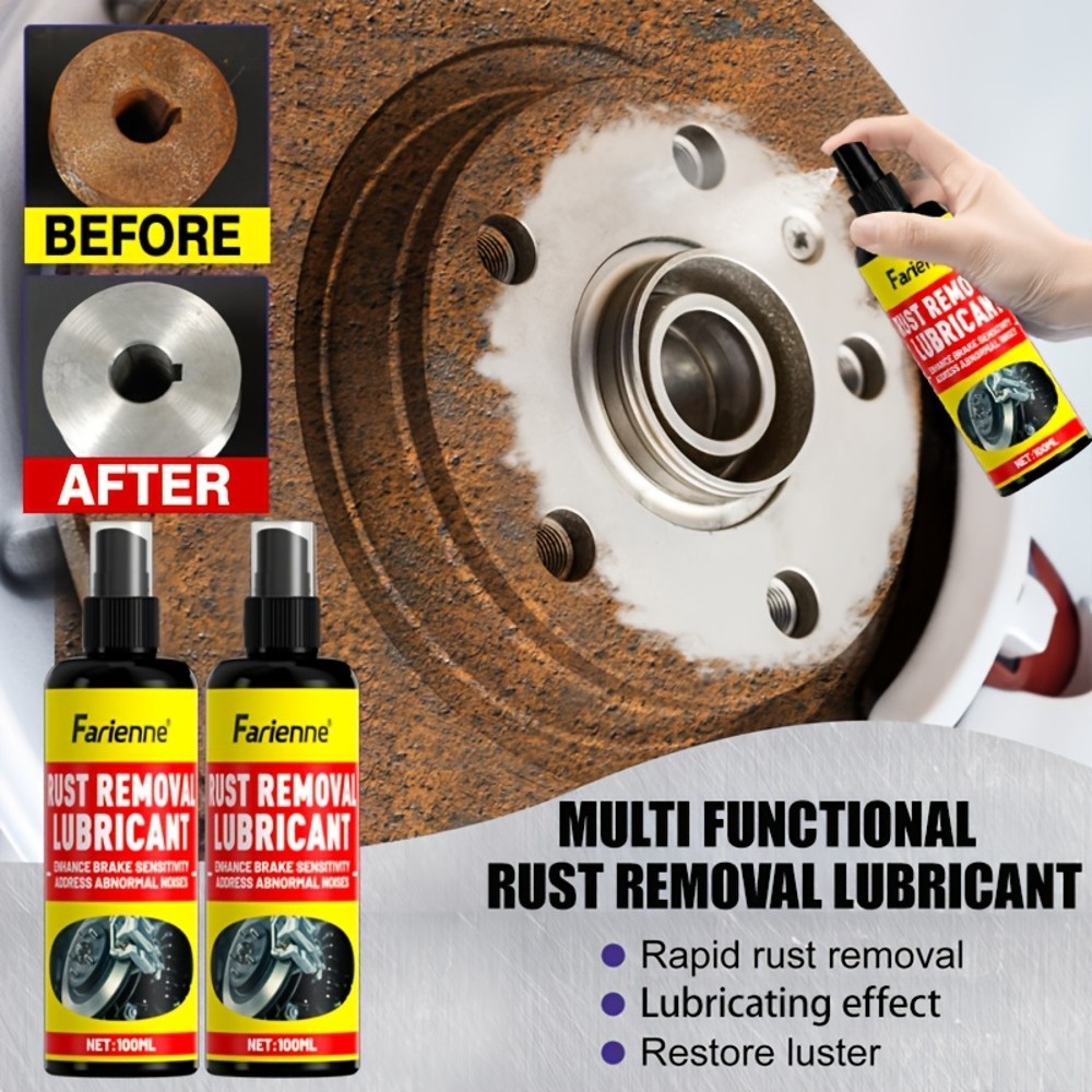 Universal Rust Remover Revitalizing Spray for Car Wheels & Metal Surfaces Strong
