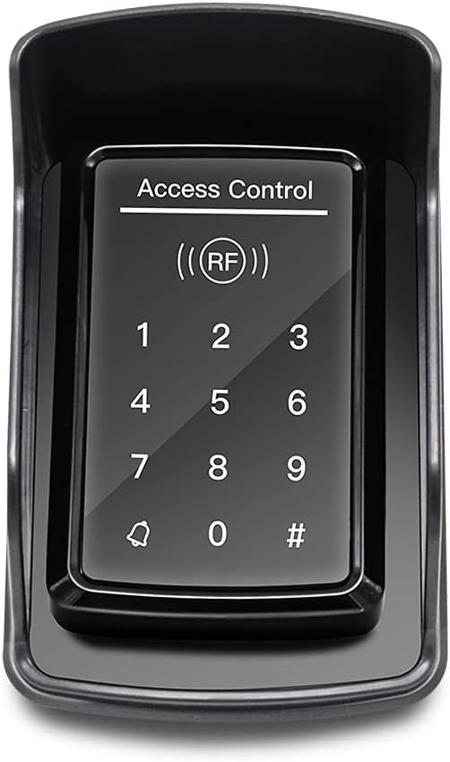 Topens TC175P Keyless Entry Door Access Control System Black Touch Panel DC 12V