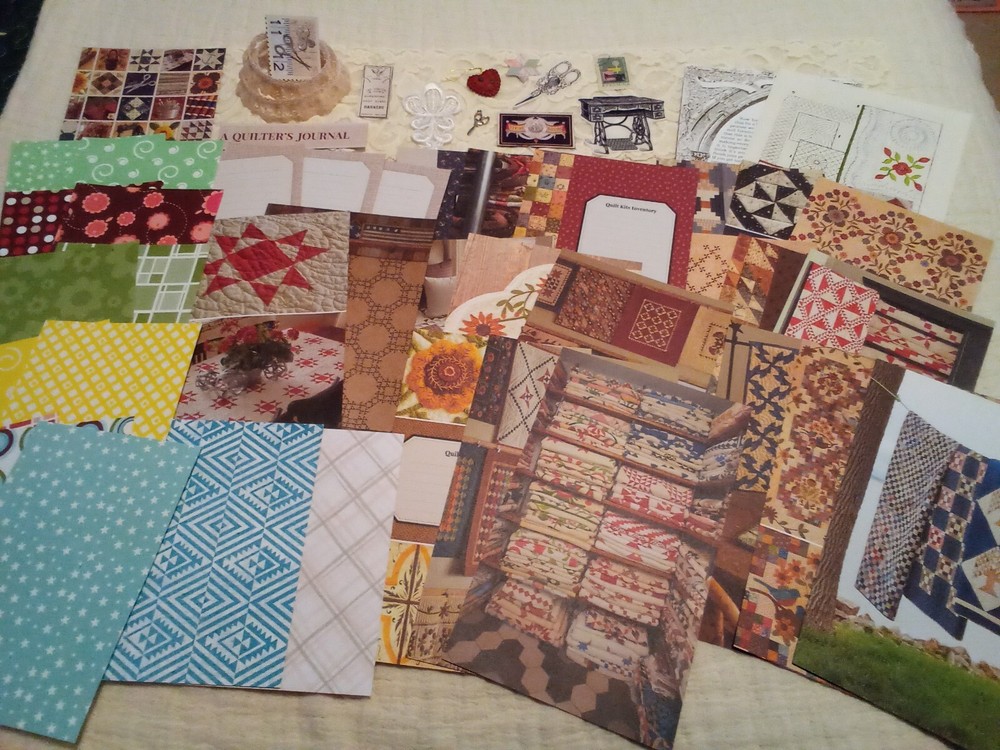 Journal/Scrapbook Supplies, 54 pc. Quilting