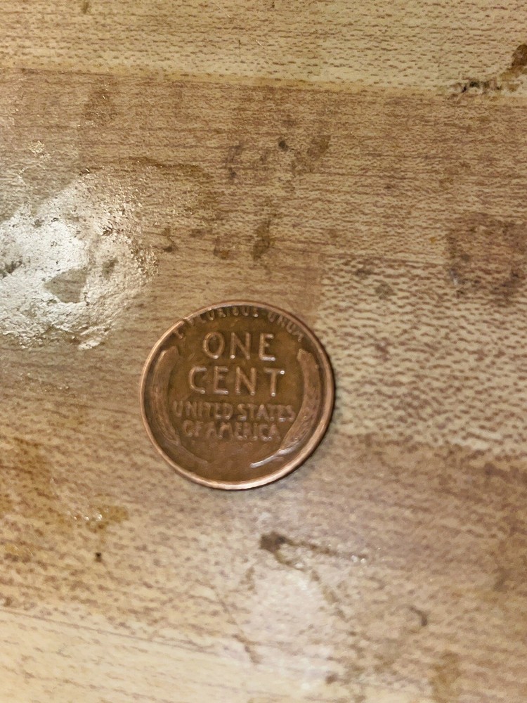 1944-D Lincoln Wheat Penny Rim Error L