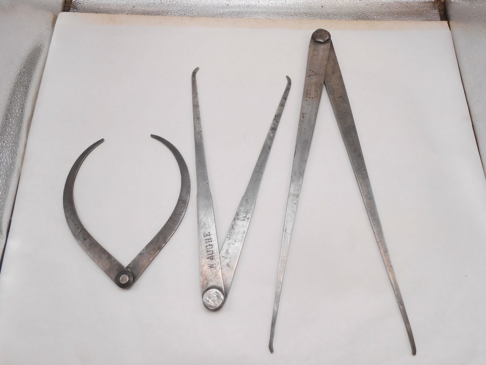 Calipers, three vintage pair
