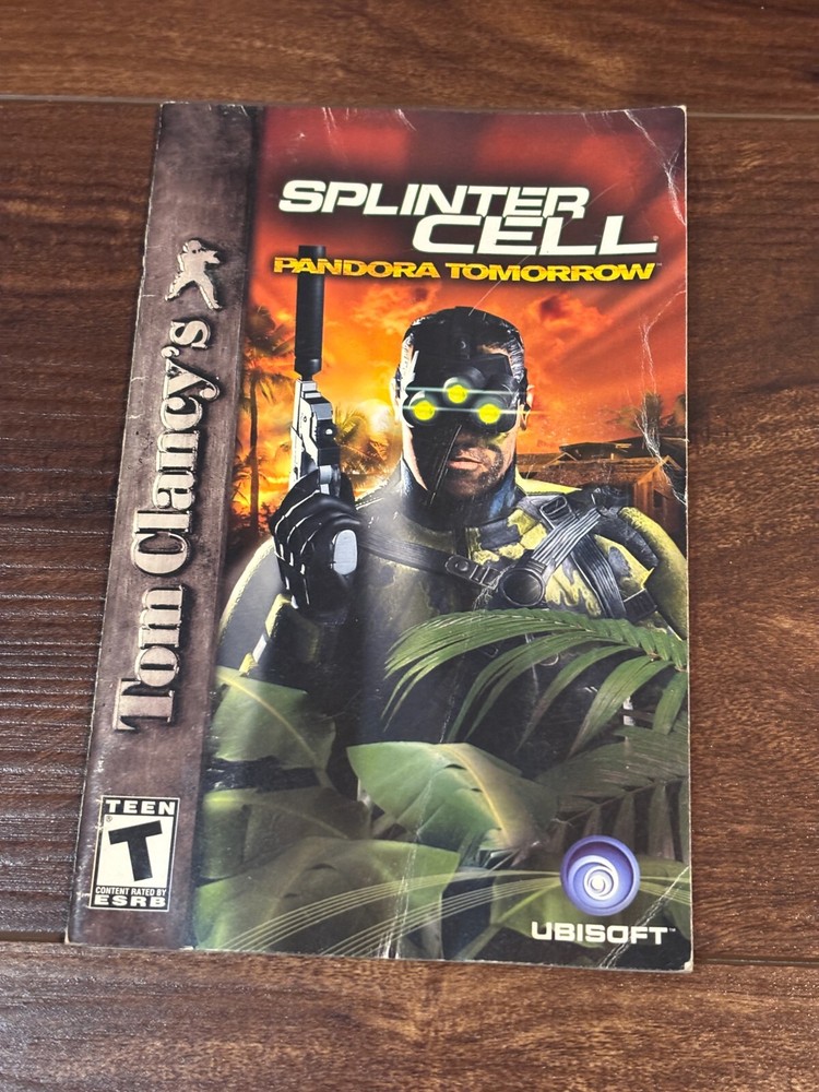 Splinter Cell Pandora Tomorrow PS2 Playstation 2 Instruction Manual Only