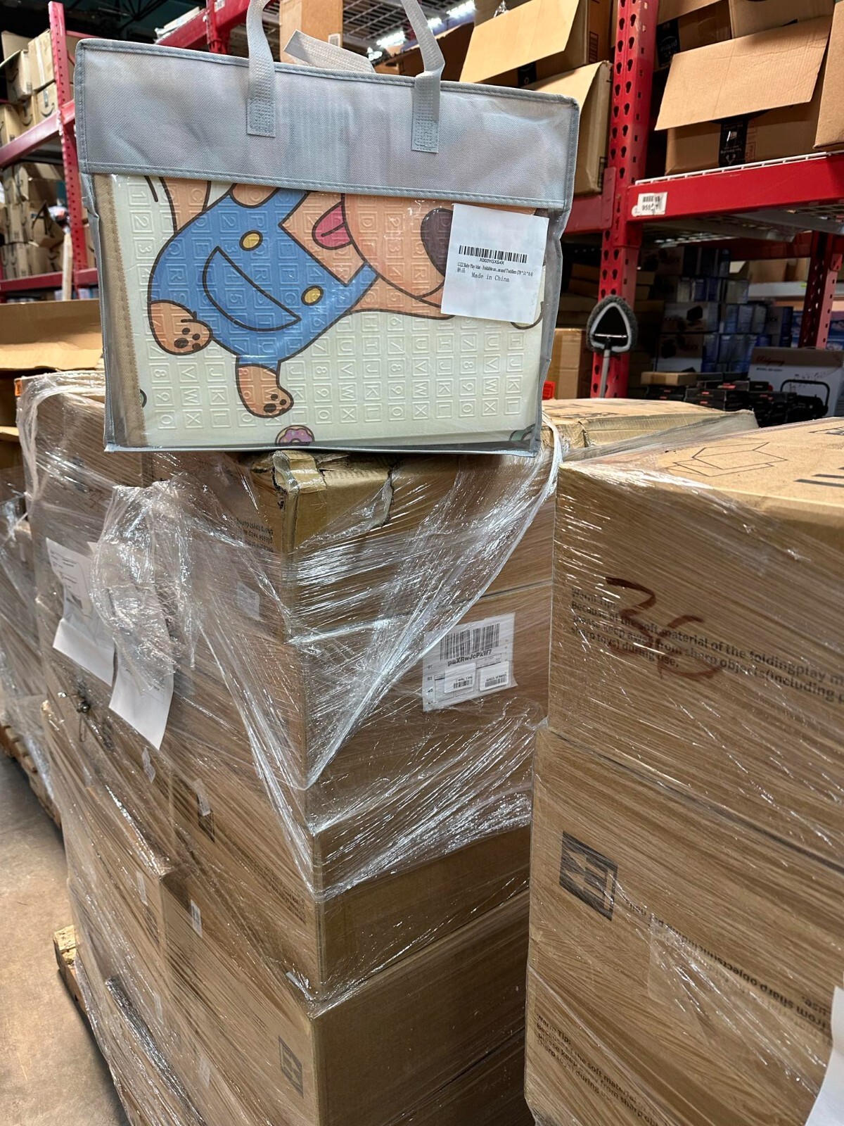 Baby Play Mat/ Foldable and Waterproof/Reversible and Versatile 0.4in thick 1cm