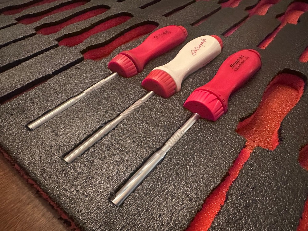 Snap-on SSDMR4B Ratcheting Screwdriver Foam Organizer | Custom Toolbox Insert