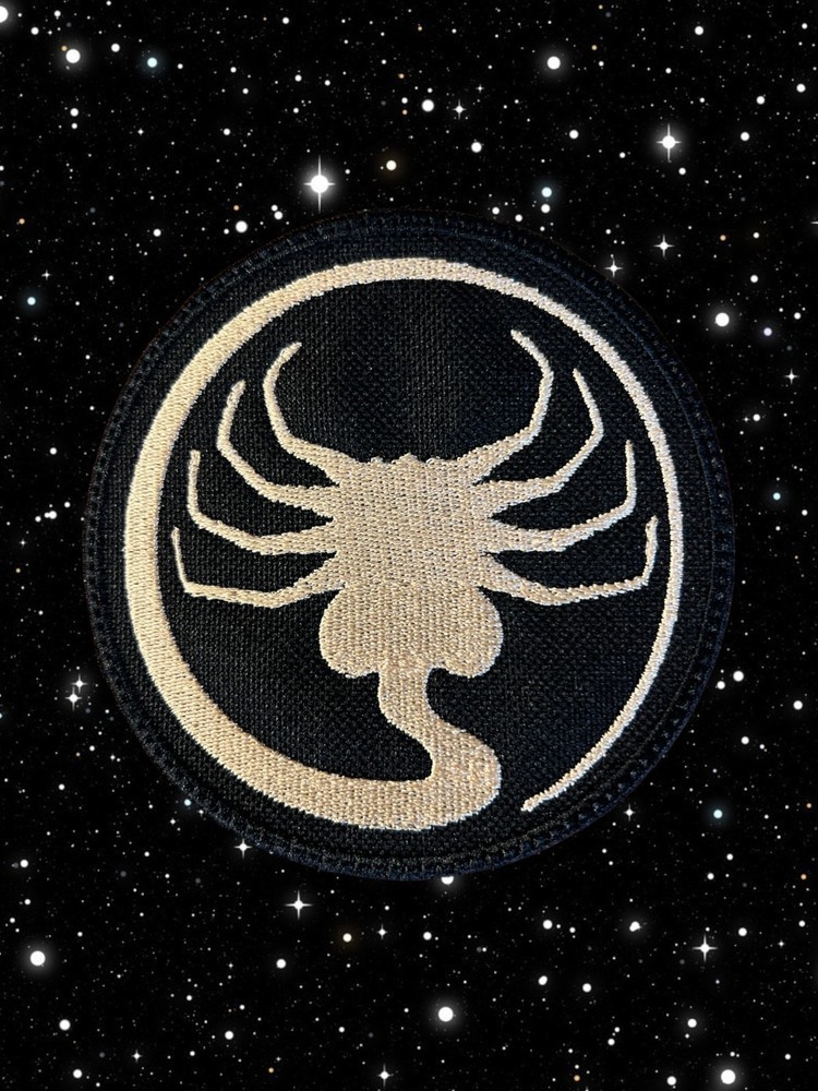 Face Hugger Alien Embroidery Patch 4.04" X 4.04"