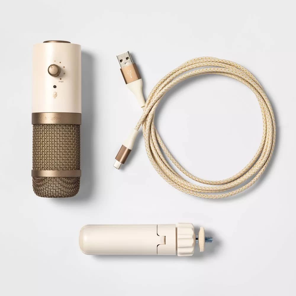 heyday Desktop Microphone - Stone White
