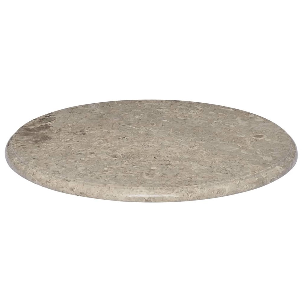 Table Top Gray Marble 23.6 in diameter Table Top Circular
