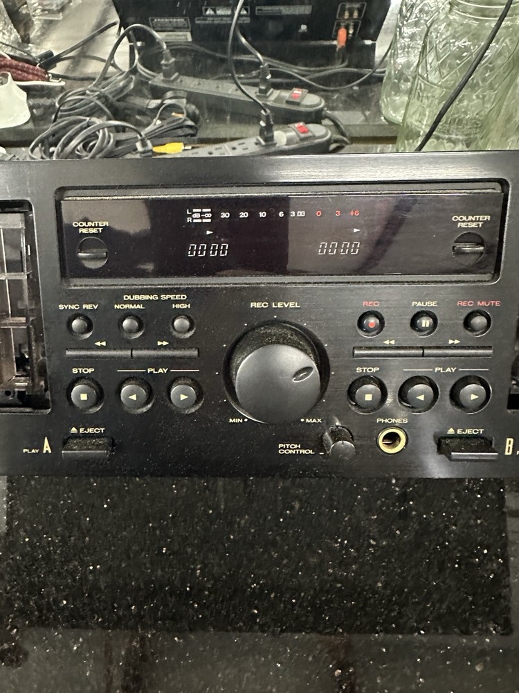 Marantz SD-4050 Double Cassette Deck Stereo Audio, Turns On, Untested
