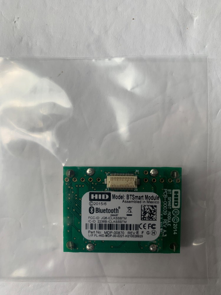 HID MDP-00870 MultiClass SE iClass Proximity Reader BT Smart Bluetooth Module
