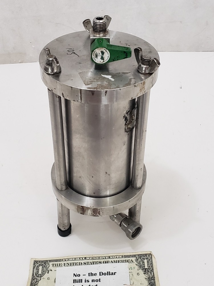 ZHE Zero Headspace Extractor Stainless Steel Pressure Vessel for Testing - READ