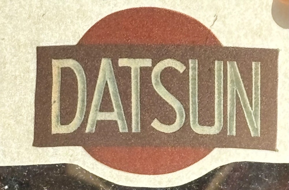 Original Vintage Datsun Mini Iron On Transfer