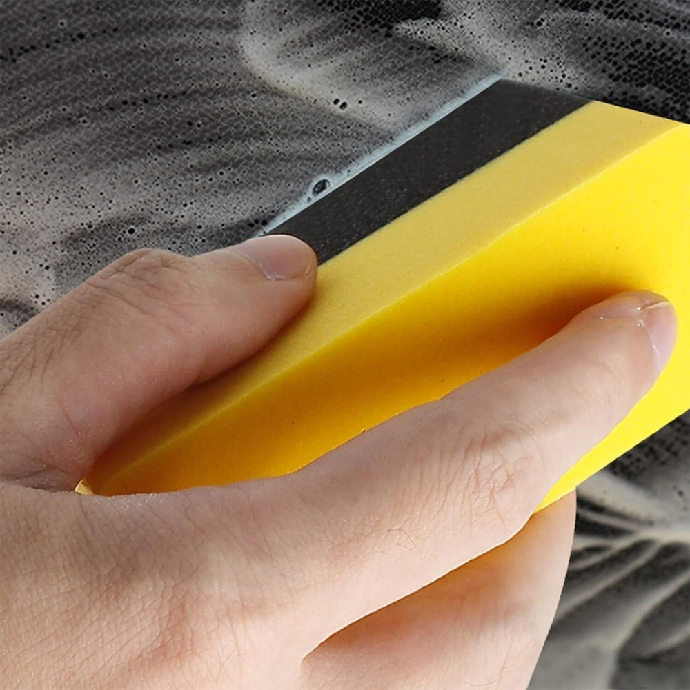6 Pcs Tire Applicator Dressing Shine Sponge, Tire Dressing Applicator Pads