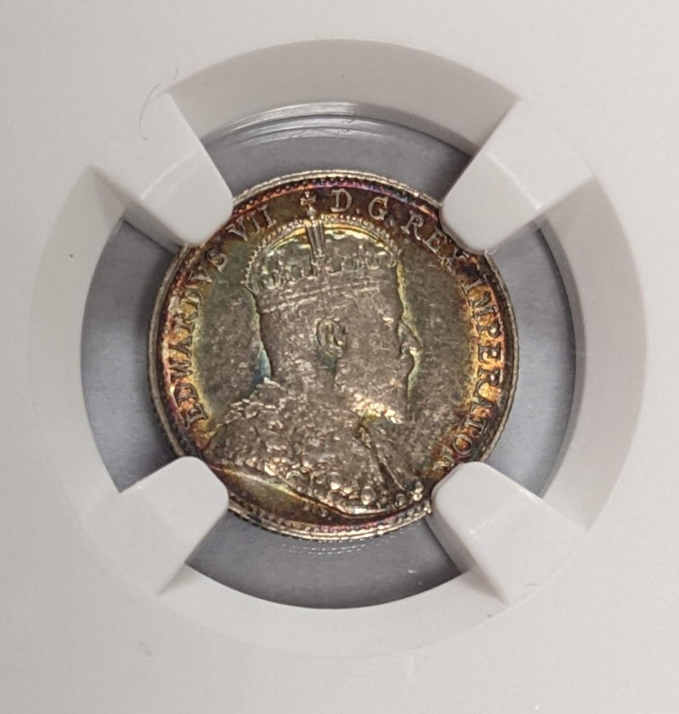 1902 Canada 5c PCGS AU 55