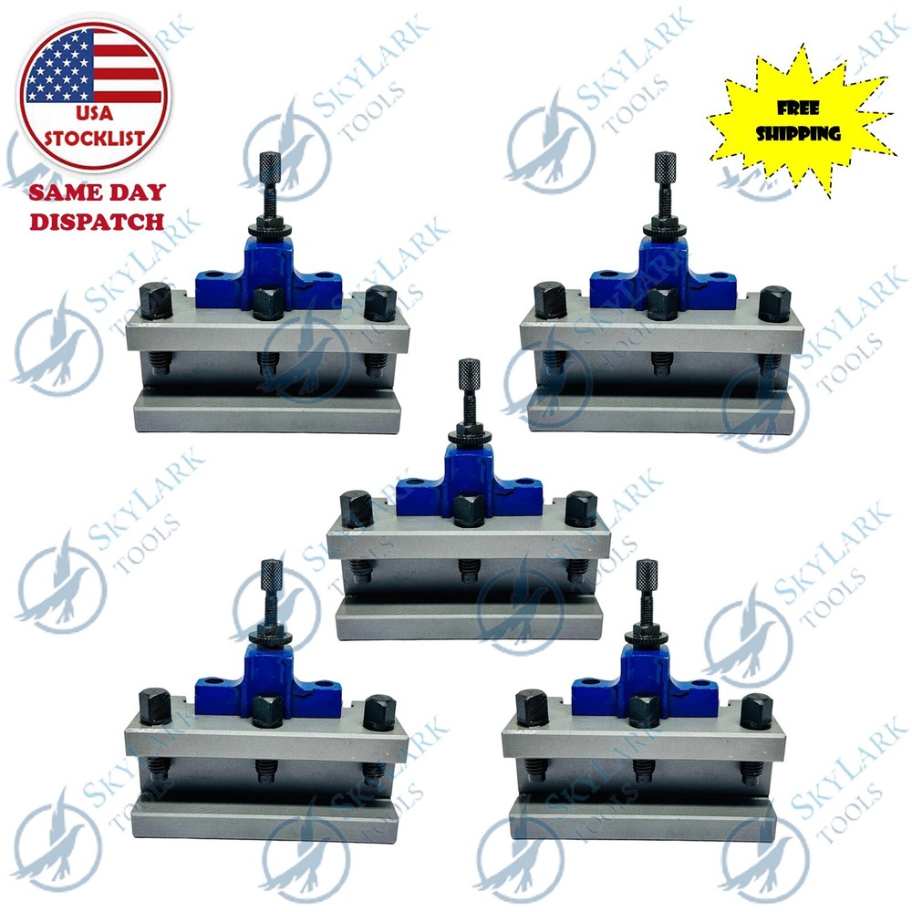 5PC Turning Tool Holder AD2090 for A1 Multifix type Quick Change Lathe Tool Post