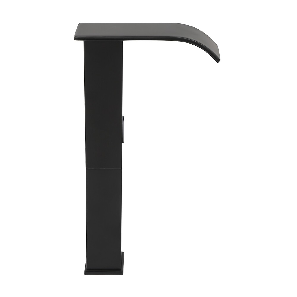 Modern Kitchen Automatic Sensor Faucet Black With Temperature-regulating Valve