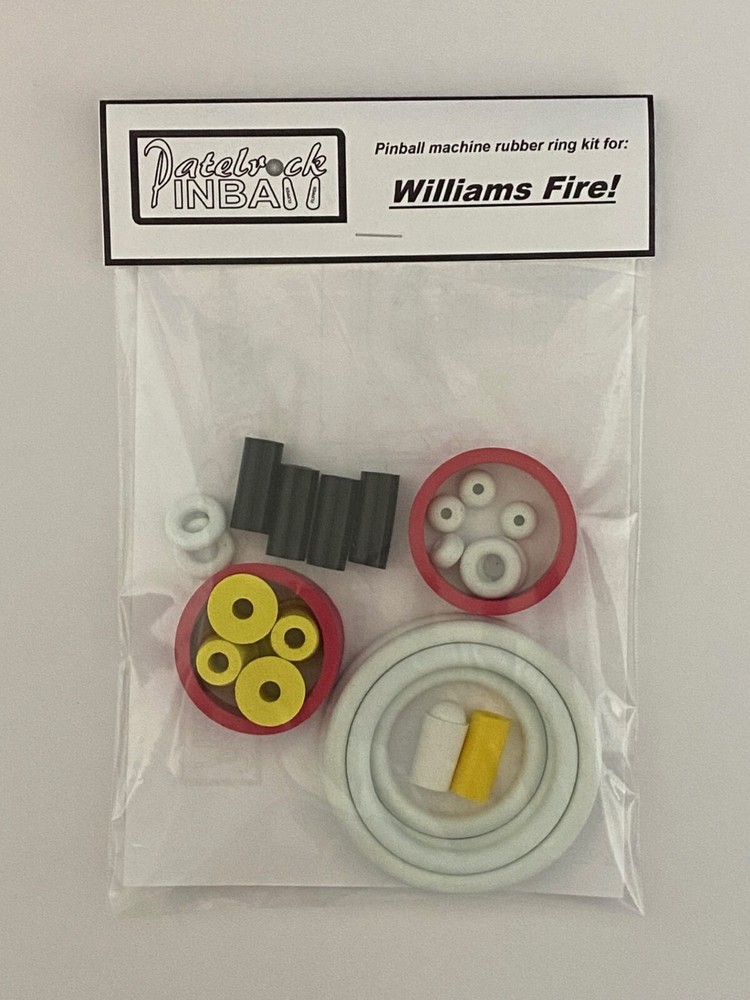 1987 Williams Fire ! Pinball Machine Rubber Ring Kit