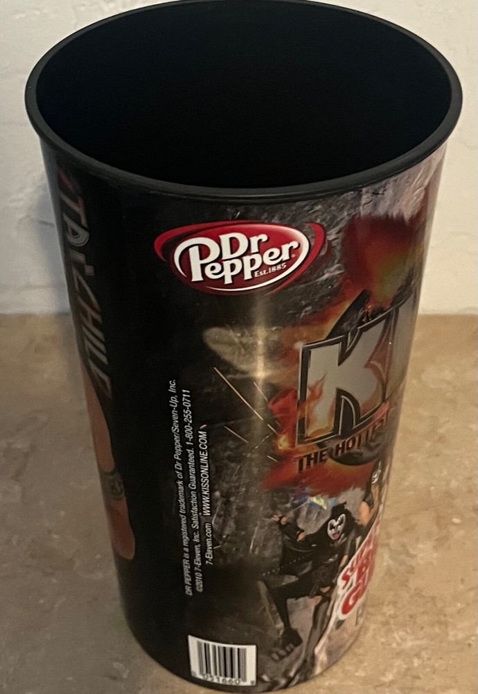 Kiss Paul Stanley 7 Eleven Dr Pepper Super Big Gulp Cup Starchild 2010