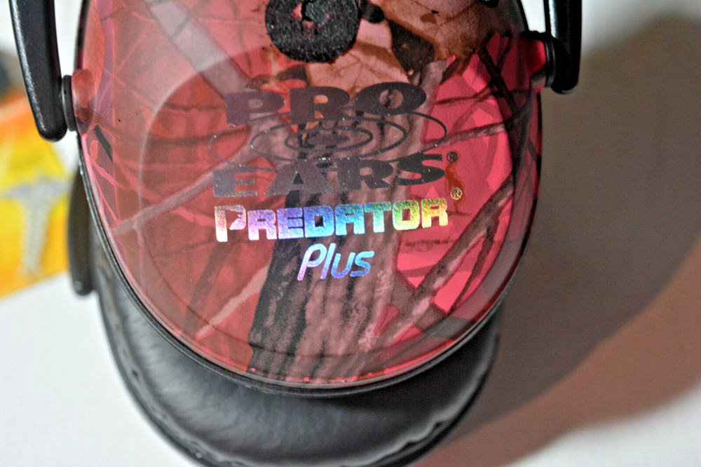 Pro Ears Predator Plus Electronic Hearing Protection Pink Camo -