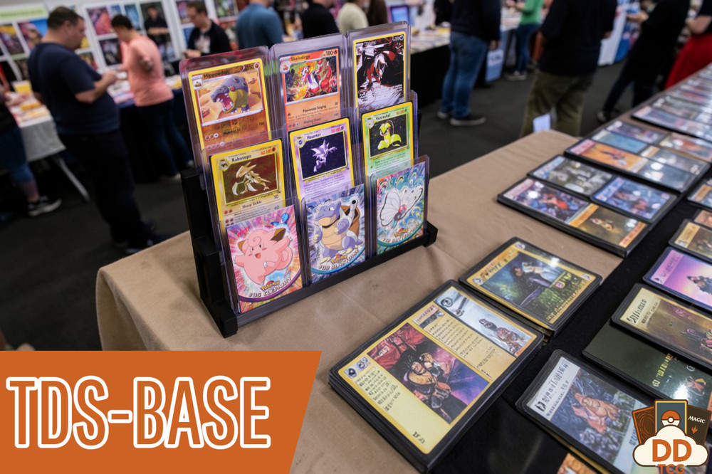 Tiered Card Holder Display – Vertical Modular Stand for Trading Cards