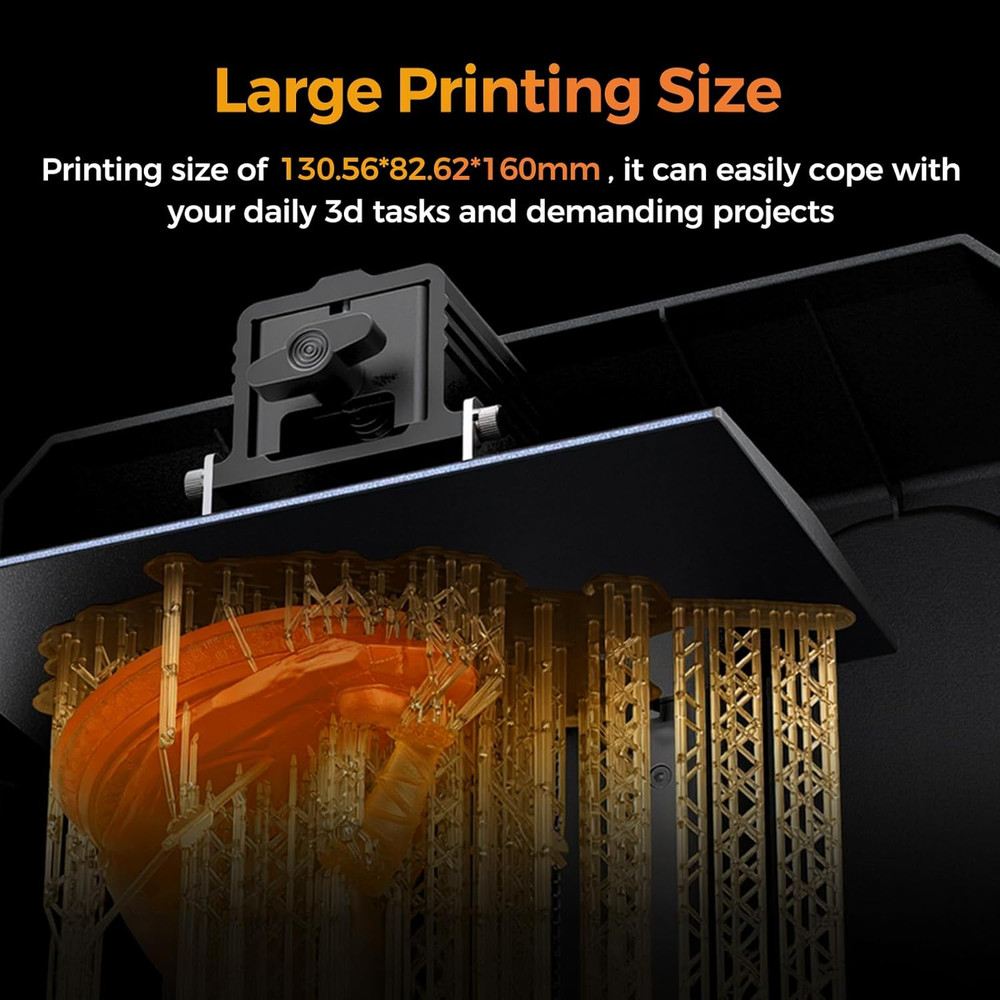 HALOT R6 3D Printer - Easy, High-Precision Printing for Kids & Beginners