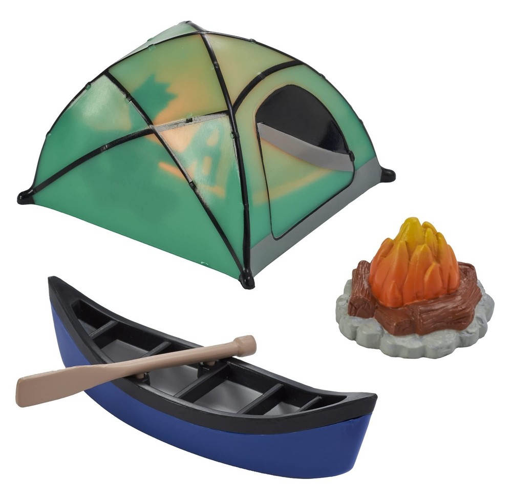Decopac Fireside Camp DecoSet Cake Decoration Multi, Tent: 3"L x 2.6"W x 1.9"...