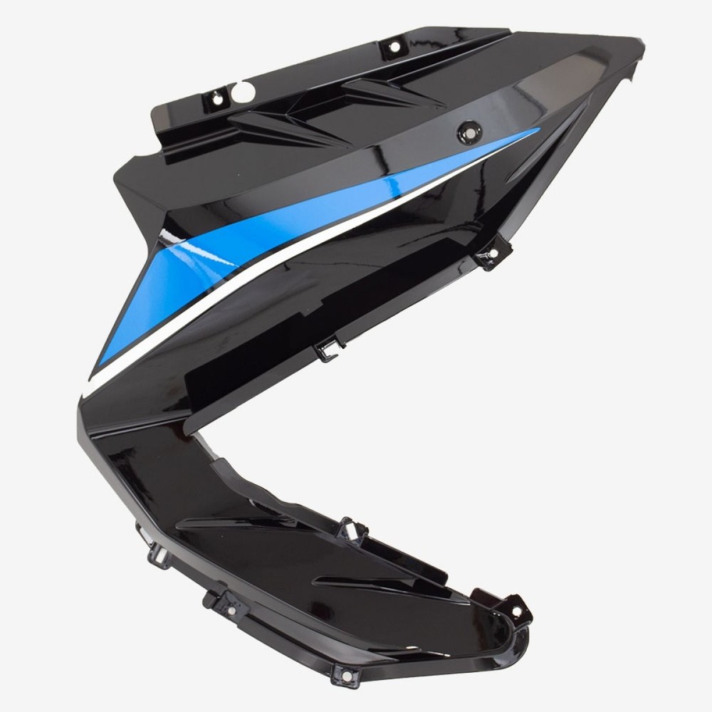 Lower Left Panel Black/Blue for TR125-GP2-E5 Fairing Painted ABS Screw-on SIDE