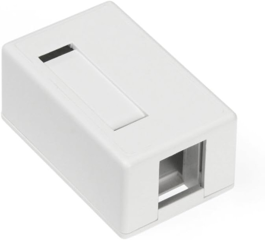 Quickport Surface Mount Housing, 1-Port, 41089-1WP, White