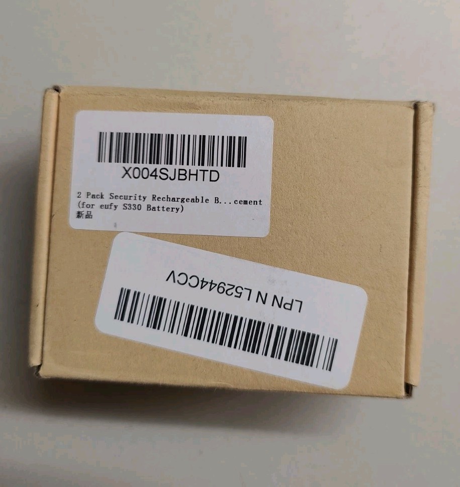 SAPBJ 2 Pack Security Rechargeable Battery for eufy S330 S230 S220 E330