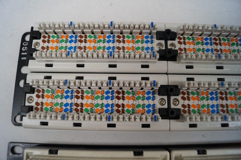LOT (3) ICC Lucent Cat5e Patch Pack 1100PSE Power Sum Panels WORKING B343