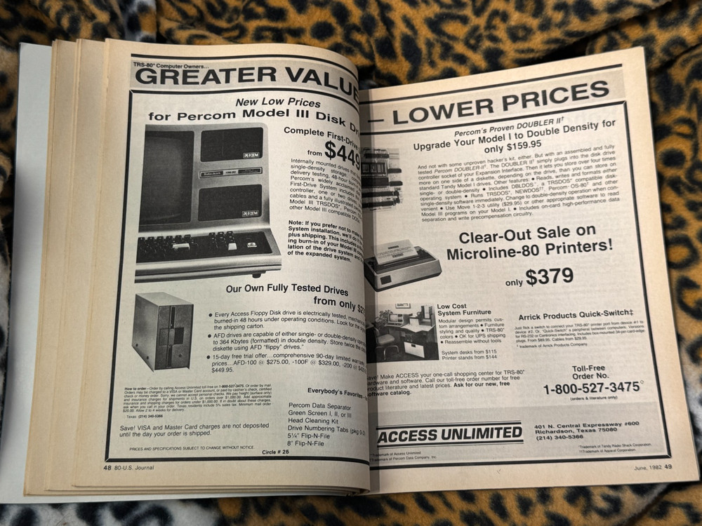 80 US the TRS-80 Users Journal June 1982