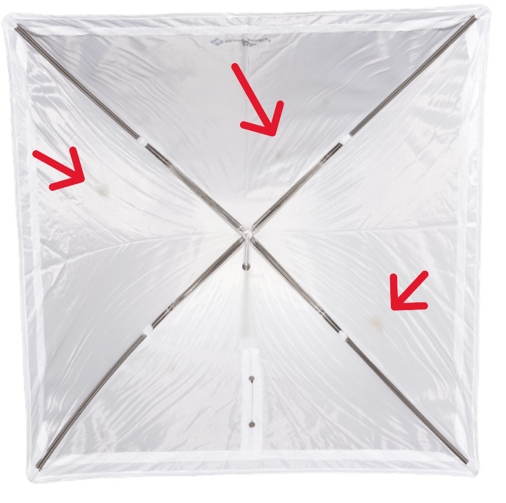 LS Pro Photo Studio 24x24x17 Softbox Umbrella Light Diffuser