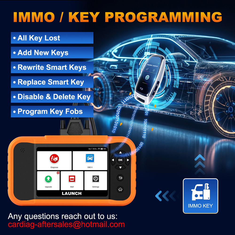 LAUNCH X431 Creader Elite 2.0 FGC Coding Scanner Diagnostic for Ford/GM/Chevy