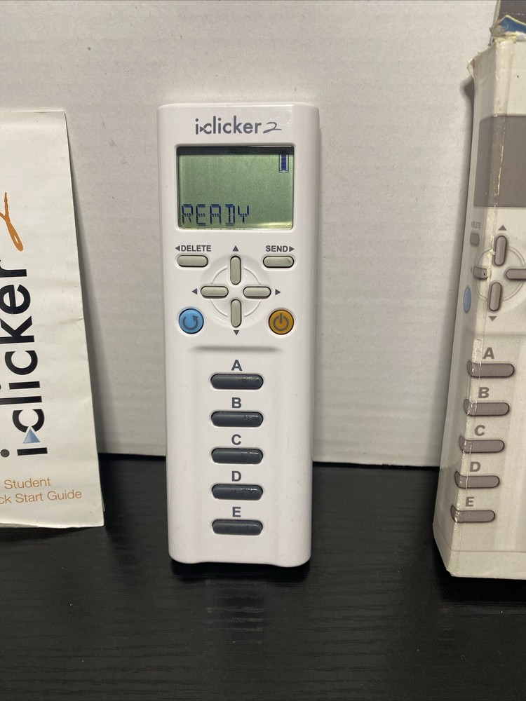 iClicker 2 Student Classroom Response Remote Control 2nd Edition / TESTED 🔥