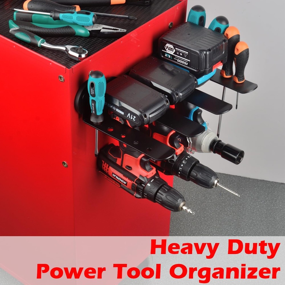 MUTUACTOR Power Tool Organizers and Storage Drill Tools Holder Magnetic Mount...
