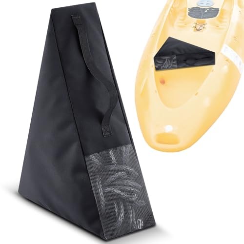 Boat Anchor Storage Bag Triangular Rope Heavy Duty Nylon Ventilation Mesh