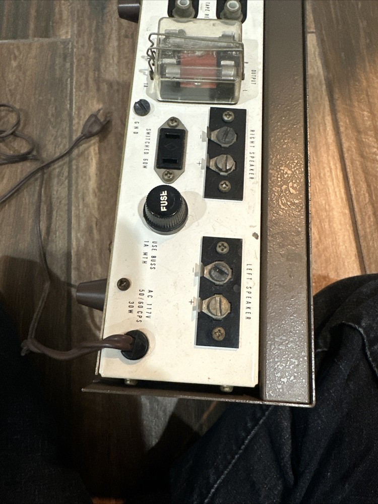 Lafayette Amplifier LA-224T , Lights Up, untested!