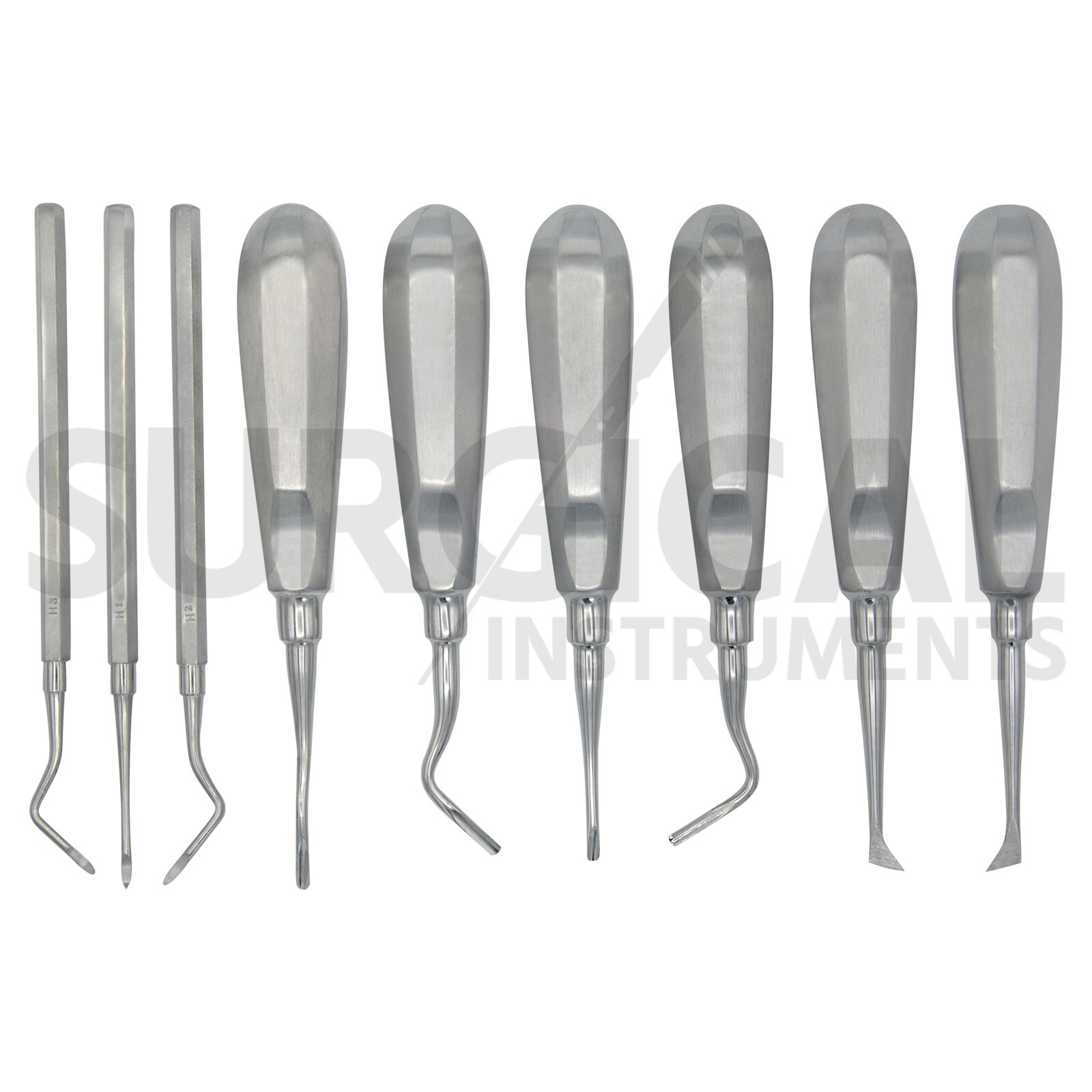 34 Pcs Oral Dental Extraction Surgery Extracting Elevators Forceps Instruments