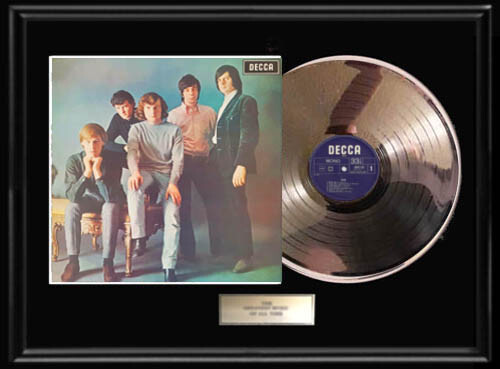 VAN MORRISON ANGRY YOUNG THEM LP WHITE GOLD SILVER PLATINUM TONED RECORD VINYL