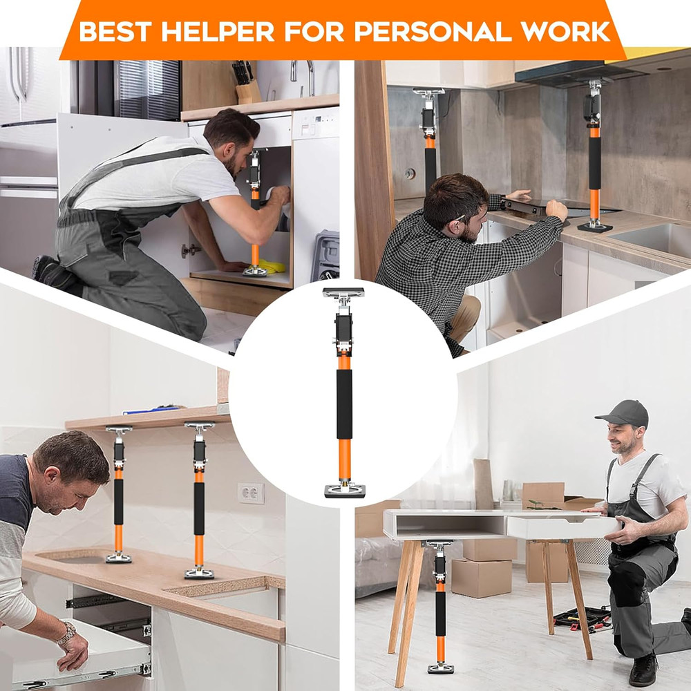 Adjustable Cabinet Jack Support Poles, 15.8-23.6", 400 LB Capacity, 4-Pack