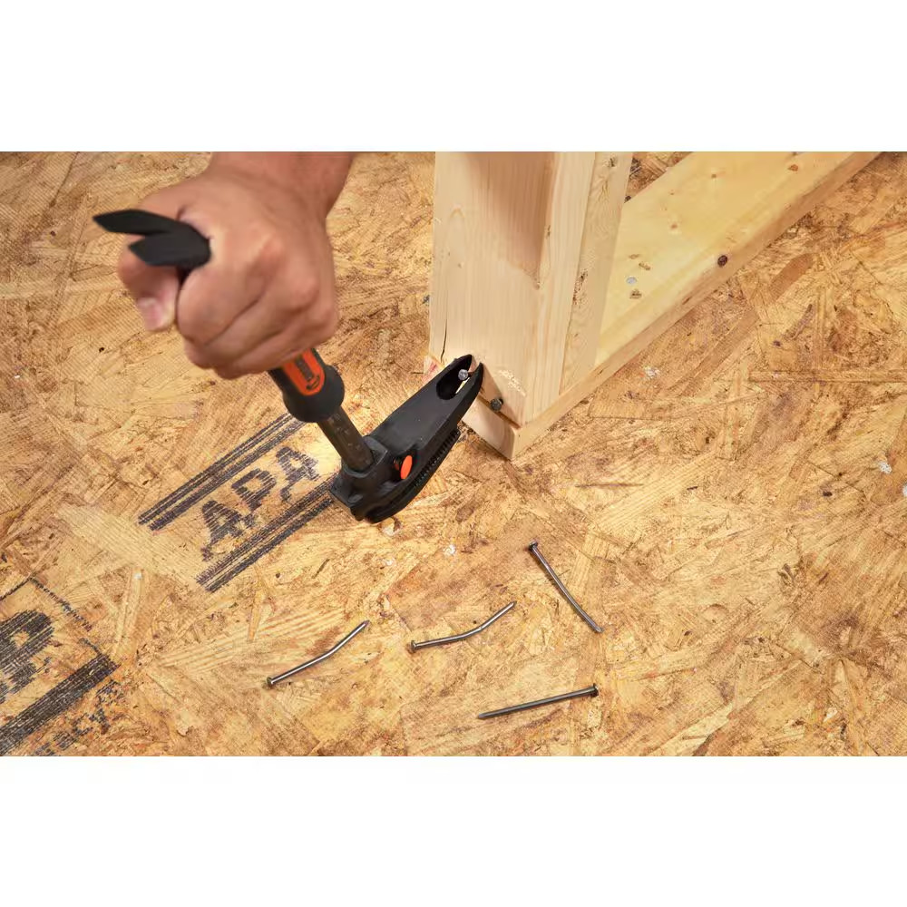 16 In. Adjustable Board Bending Pry Bar with Nail Puller and Grip
