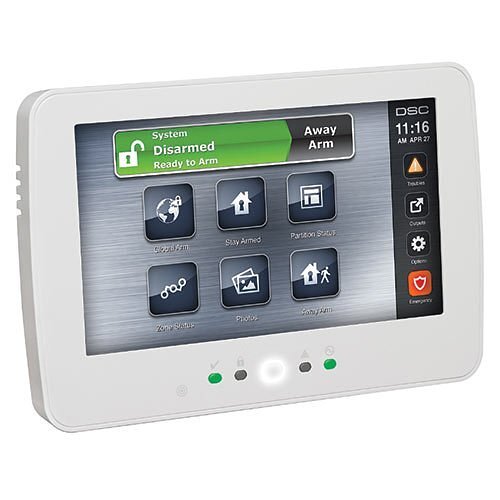DSC HS2TCHPRO PowerSeries Pro 7" Hardwired Touchscreen Alarm Keypad