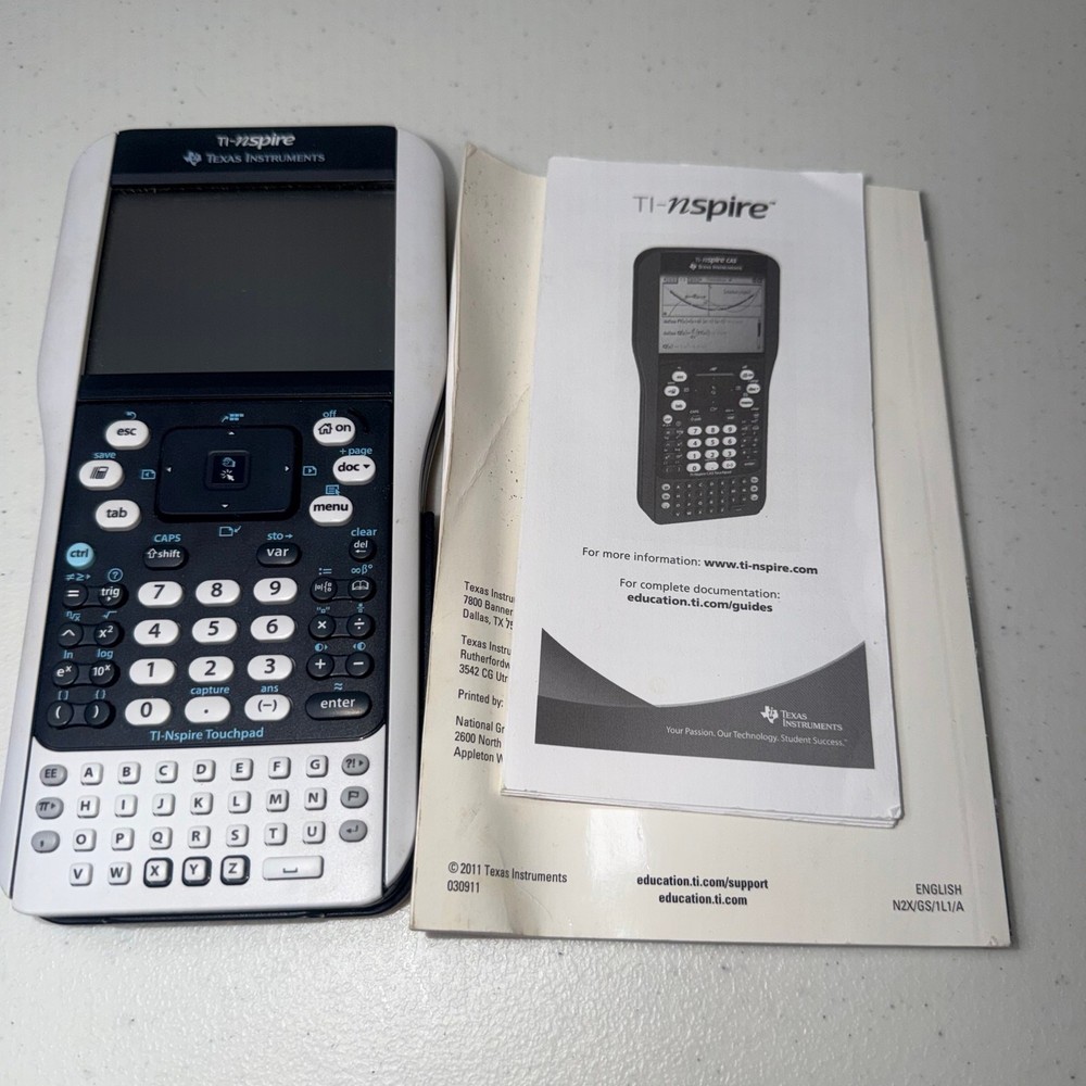 Texas Instruments TI-Nspire Touchpad Graphing Calculator (Black) - Tested