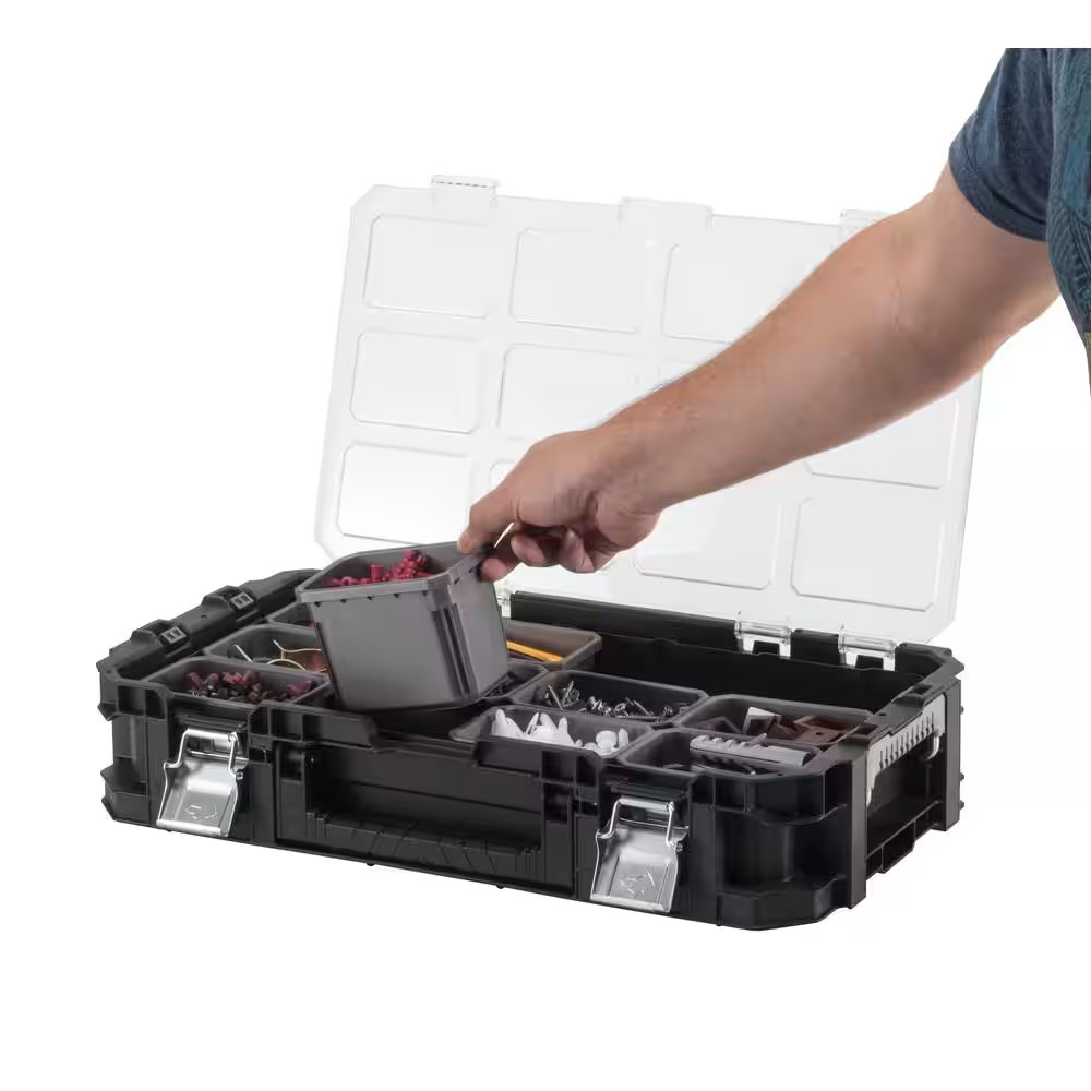 Husky Connect 10-Compartment Small Parts Organizer (2-Pack)